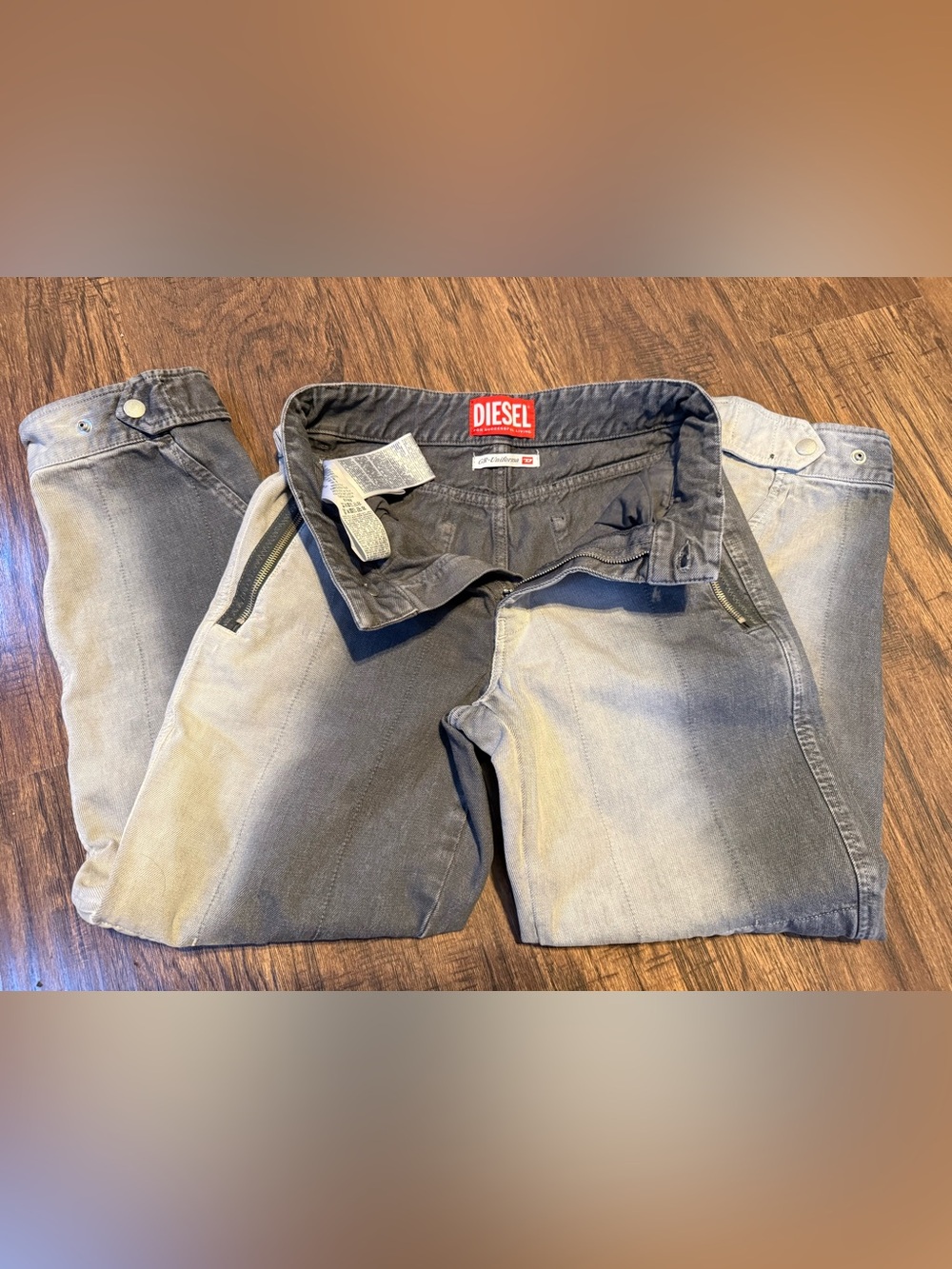 Diesel GR Uniforma Gosha Rubchinskiy Bleached Patchwork Utility Jeans Small S 29